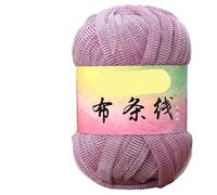 Linea di tessuti in seta Flash Gold e Argento da 100 g for progetti tessuti a mano fai da te - Filato versatile for borse a vento, ganci e scarpe(843purplepowder)