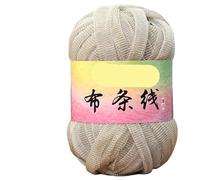 Linea di tessuti in seta Flash Gold e Argento da 100 g for progetti tessuti a mano fai da te - Filato versatile for borse a vento, ganci e scarpe(820MoonYellow)