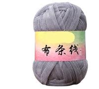 Linea di tessuti in seta Flash Gold e Argento da 100 g for progetti tessuti a mano fai da te - Filato versatile for borse a vento, ganci e scarpe(836morningfogash)