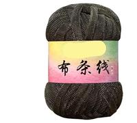 Linea di tessuti in seta Flash Gold e Argento da 100 g for progetti tessuti a mano fai da te - Filato versatile for borse a vento, ganci e scarpe(838ArmyGreen)