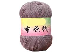 Linea di tessuti in seta Flash Gold e Argento da 100 g for progetti tessuti a mano fai da te - Filato versatile for borse a vento, ganci e scarpe(810graybrown)