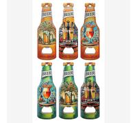 Linea Due Apribottiglia a Forma di Bottiglia di Birra - Assortiti, Idea Regalo Originale e Gadget Divertente 1 Pz