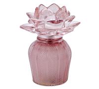 Linea Due Lume LED Fiore Loto Rosa 11,9 x 15 cm - Lampada Decorativa LED Elegante per Interni e Atmosfere Relax