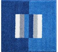 Linea Due Tappetino da Bagno 3D, Ultra Morbido e Assorbente, Antiscivolo, 5 Anni di Garanzia, CAPRICIO, Piccolo Tappetino 55x60 cm, Blu