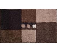 Linea Due Tappetino da Bagno 3D, Ultra Morbido e Assorbente, Antiscivolo, 5 Anni di Garanzia, MERKUR, Tappeto per il Bagno 60x100 cm, Marrone
