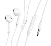 Linea Essentials, Auricolare stereo a capsula con microfono - 120 cm - Bianco