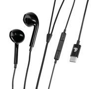 Linea Essentials, auricolari con microfono cavo Usb Type-C - 120 cm - Nero