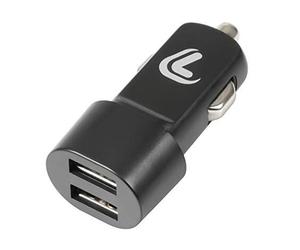 Linea Essentials, Caricabatteria 2 porte Usb - 2100 mA - 12/24V
