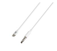 Linea Essentials, cavo Apple 8 Pin iPhone > Aux - 100 cm - Bianco