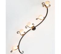 LINEA FARETTO CRUCCOLINI APPLIQUE regolabile in ferro e vetro soffiato 5 luci