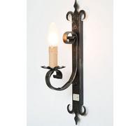 LINEA FORGIA CRUCCOLINI APPLIQUE in ferro battuto massiccio 1 luce