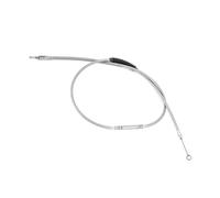 Linea frizione Per Harley 1987-2006 Per Big Twin Per SOFTAIL Road Per Electra Glide Per King Per Fat Boy Per Springer Cavo Frizione In Acciaio Inox Per Moto(1845mm Chrome)