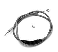Linea frizione Per Harley 1987-2006 Per Big Twin Per SOFTAIL Road Per Electra Glide Per King Per Fat Boy Per Springer Cavo Frizione Per Moto In Acciaio Inossidabile(1795mm Black)