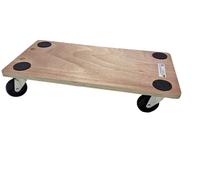Linea Garden Friend BIACCHI Pedana 4 Ruote, Marrone