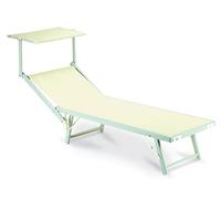 Lettino con copertura Ibiza - beige - Garden Friend