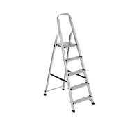 Garden Friend Scala Everest 5 gradini alluminio Per uso domestico e bricolage Portata max 150 kg Grigio - grigio metallo S1405105