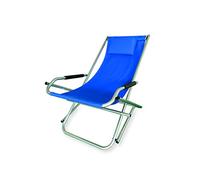 Garden Friend Sdraio Elba Basculante struttura in alluminio copertura in PVC misure h70x97x60 cm Blu - blu multimateriale S1548007