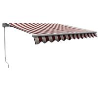 Linea Garden Friend T1372012/E, Tenda Barra Quadra profondità 200 cm, Lunghezza 300 cm, Rosso