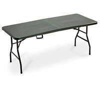 Tavolo Pieghevole in HDPE Garden Friend - 74x76x183 cm - T1714193 (Noce)