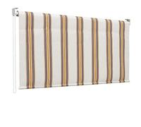 Linea Garden Friend Tenda da sole a Caduta con rullo in alluminio e copertura in poliestere, attacco a soffitto, Altezza 250 cm, Lunghezza 150 cm, colore riga beige