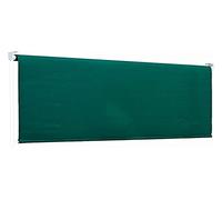 Linea Garden Friend Tenda da sole a Caduta con rullo in alluminio e copertura in poliestere, attacco a soffitto, Altezza 250 cm, Lunghezza 200 cm, colore verde unito