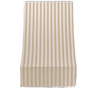 Linea Garden Friend Tenda Sole per Porta con Anelli Riga Beige Lunghezza 140 cm, Altezza 250 cm