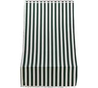 Linea Garden Friend Tenda Sole per Porta con Anelli Riga Verde Lunghezza 140 cm, Altezza 250 cm