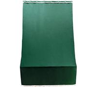 Linea Garden Friend Tenda Sole per Porta con Anelli Verde Unito Lunghezza 140 cm, Altezza 300 cm