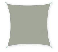 Tenda a vela quadrata omrbeggiante - 3 x 3 mt - tortora - Garden Friend