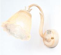 LINEA GHIAIA CRUCCOLINI APPLIQUE in ferro battuto e vetro artistico 1 luce