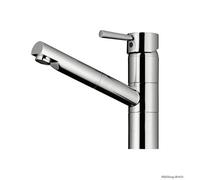 Linea Glacier 2, Miscelatore Monocomando Color Acciaio, Alta Pressione