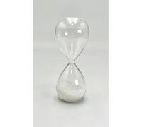 LINEA GLITTER TIME Clessidra polvere BIANCA GLITTER 5x13 cm BOMBONIERA 17BT