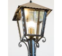 LINEA HEIDI CRUCCOLINI LAMPIONE in ferro battuto 1 luce su piantana 165 cm