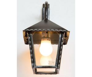 LINEA HEIDI CRUCCOLINI LANTERNA DA MURO in ferro battuto 1 luce