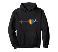 Linea LGBTQ Heart Life Felpa con Cappuccio
