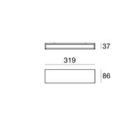 Linea Light Applique a LED Box W2 bi-emissione, L 31,9 cm, nero, 2700 K Linea Light