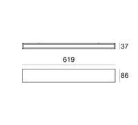 Linea Light Applique a LED Box W2 bi-emissione, L 61,9 cm, nero, 2700 K Linea Light