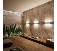 Linea Light Applique a LED Satori, larghezza 86,4 cm, bianco, 2.700 K, alluminio 9178M