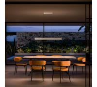 Linea Light Lampada LED a sospensione Satori, lunghezza 86,4 cm, bianco, 2.700 K, 9195M