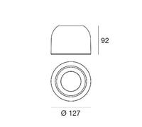 Linea Light Outlook S Faretto a LED, bianco, alluminio, vetro, dimmerabile Linea Light