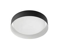 Linea Light Plafoniera Crew_2 LED 22W Ø 40.2 cm-Nero/Bianco