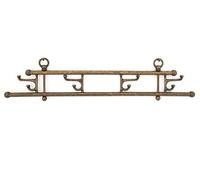 LINEA 'MARINA' APPENDIABITI IN OTTONE 4 POSTI - ATTACCAPANNI DA PARETE