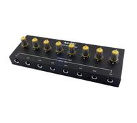 Linea mixer dell'estensore dei microfoni dello strumento dell'input 1Out del portatile 8 per uso all'aperto con controllo indipendente dei volumi