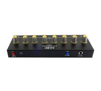 Linea mixer dell'estensore dei microfoni dello strumento dell'input 1Out del portatile 8 per uso all'aperto con controllo indipendente dei volumi
