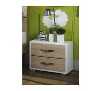 LINEA MODERN COMODINO 2C OL/BI 52X36XH43CM