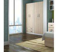 LINEA MODERN KIT ARMADIO 2 ANTE + 2 CASSETTI CM. 90X60X210H OLMO