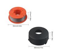 Linea mulinello di ricambio affidabile per Bosch ART 23 26 30 con coperchio base