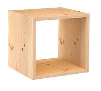 LINEA NATURA KIT CUBO CM.36,2X36,2X33 IN LEGNO DI PINO NATURALE