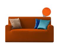 Linea oro Copridivano, Arancione, 4 Posti