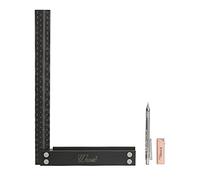 Linea parallela a 90 gradi, strumento di layout quadrato, righello, strumenti per la lavorazione del legno, misuratore, ricercatore, freno, layout quadrato, selle per